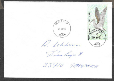 Postilähetys - Kahlaaja (LAPE 1349) Imatra 10 21.10.1996