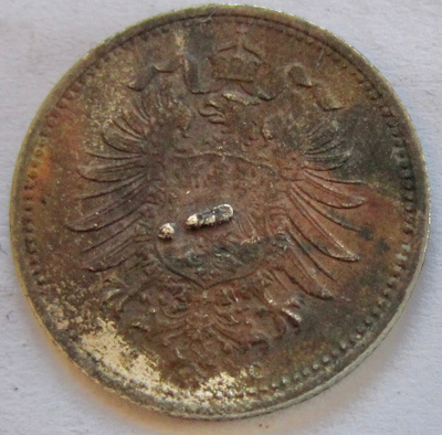 Saksa 20 pfennig 1875
