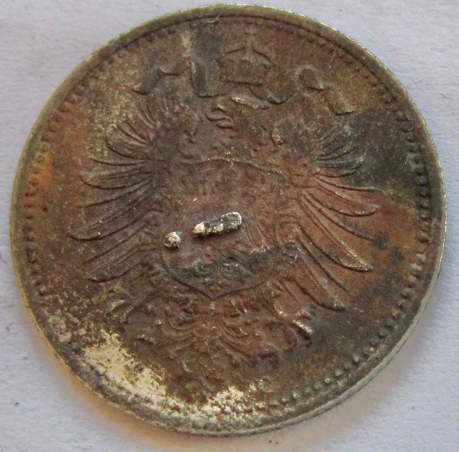Saksa 20 pfennig 1875