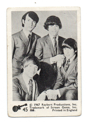 Purkkakuva MONKEES n:o 45 1967