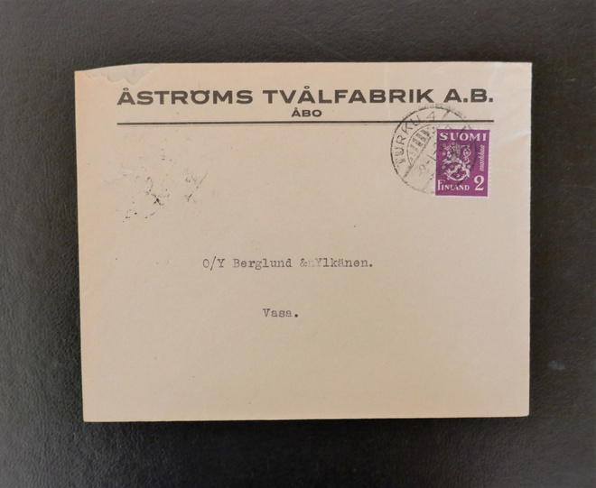 FIRMAKUORI Åströms Tvålfabrik A.B. ÅBO