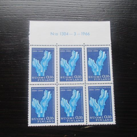 Kansakouluasetuksen 100-vuotisjuhla 1966 numerokuusilo **
