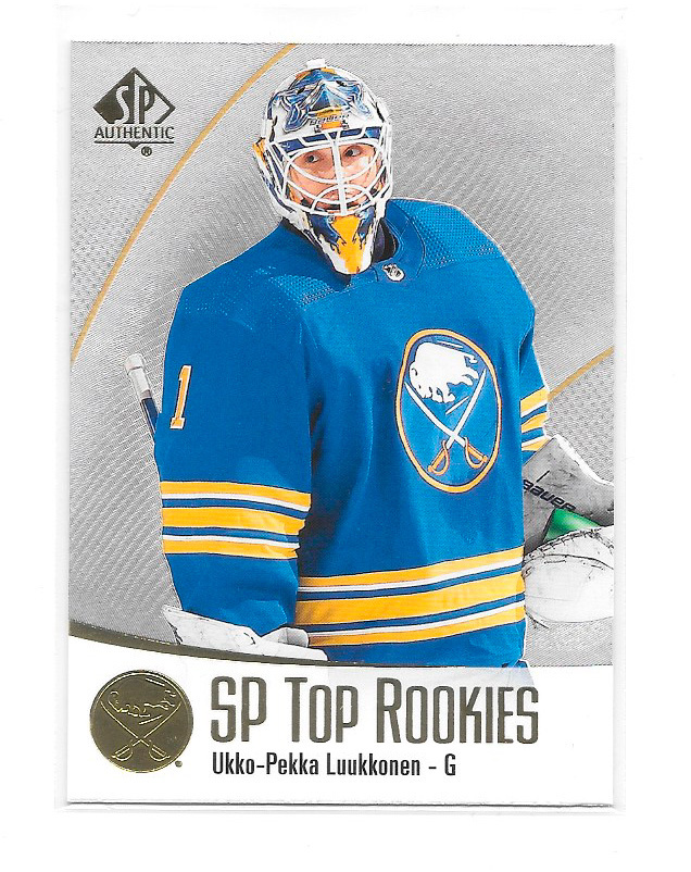 2021-22 SP Authentic Top Rookies #TR-23 Ukko-Pekka Luukkonen