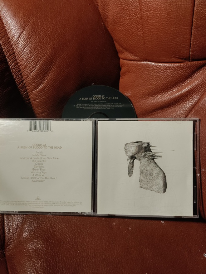 COLDPLAY -a Rush of blood to the Head CD