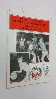 Pyrintö-Basket koripalloilun sm-sarja kevät 1983 miehet j...