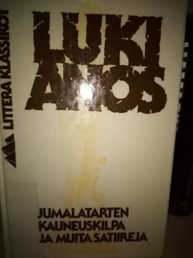 Lukianos : Jumalatarten kauneuskilpa  ( 1 p. 1983 ) Sis.pk:t