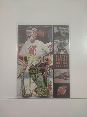 1994-95 Leaf - Gold Leaf Rookies #1 Martin Brodeur