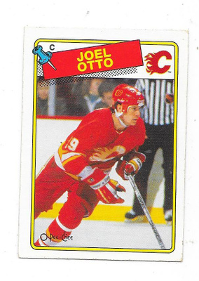 1988-89 OPC #242 Joel Otto , Calgary Flames