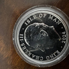 Isle of Man 2024 "Noble" 1/2 oz Puhdas hopea (.999) - pikkukuva 1