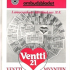 Veikkaus, asiamieslehti, 5 kpl. , 1986. - pikkukuva 1