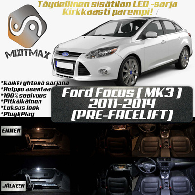 Ford Focus (Mk3) Sisätilan LED-sarja 10-osainen