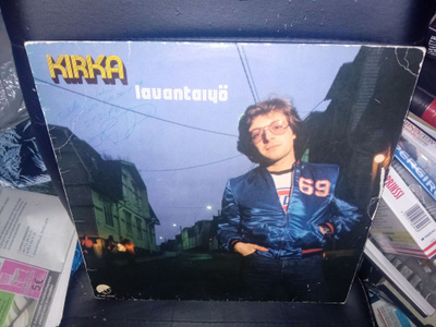 LP Kirka : lauantaiyö ( SIGNED ) SIS POSTIKULU
