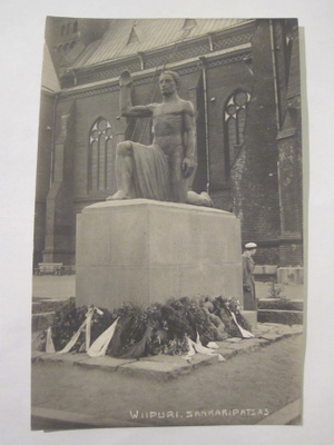 VANHA Postikortin Alkup.Mallikappale Viipuri 1920-l