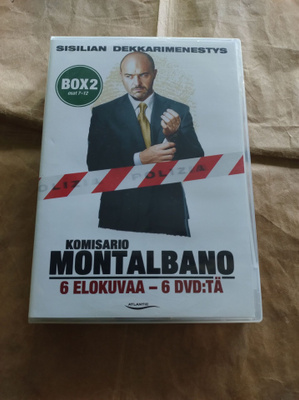 Komisario Montalbano Box 2 (osat 7-12) (DVD) (6 levyä)