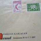 Postilähetyskuori 1952 Suomi, XV Olympia-merkki sarjalla - pikkukuva 4