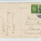Postikortti, ONNITTELUKORTTI, vanha kortti, RAUMA  13.11.46 - pikkukuva 2