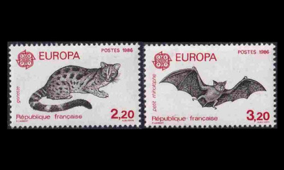 Ranska 2546-7 ** Europa luonnonsuojelu (1986)