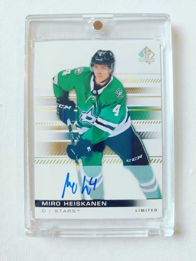 Miro Heiskanen - 19-20 SP Limited Gold Auto
