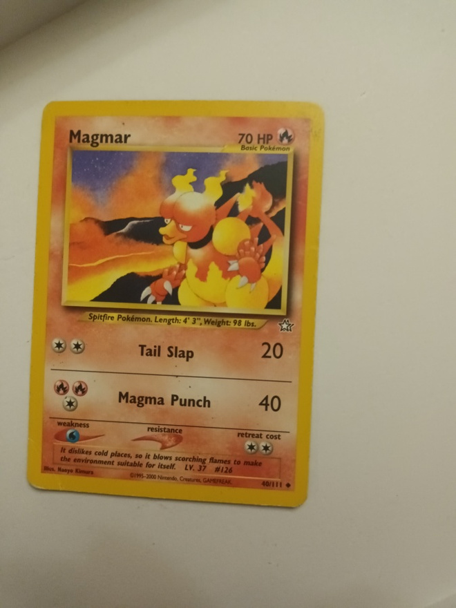 Magmar #40 Pokemon Neo Genesis card