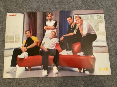 N Sync juliste ja tarra