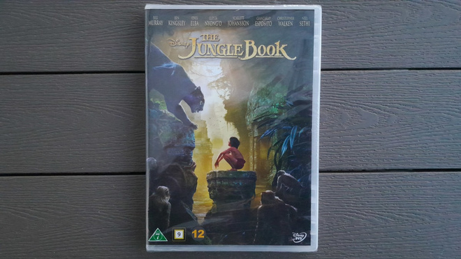 DVD: The Jungle Book / Viidakkokirja (Disney 2016) UUSI