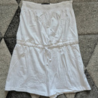 Valkoinen uusi shortsihaalari jumpsuit M - L - pikkukuva 1