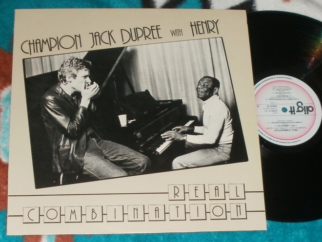 CHAMPION JACK DUPREE WITH HENRY  Real Combination ~ LP