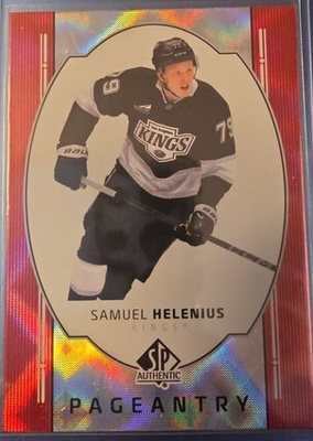Samuel Helenius 25-26 SP Authentic #P-46 Pageantry Red