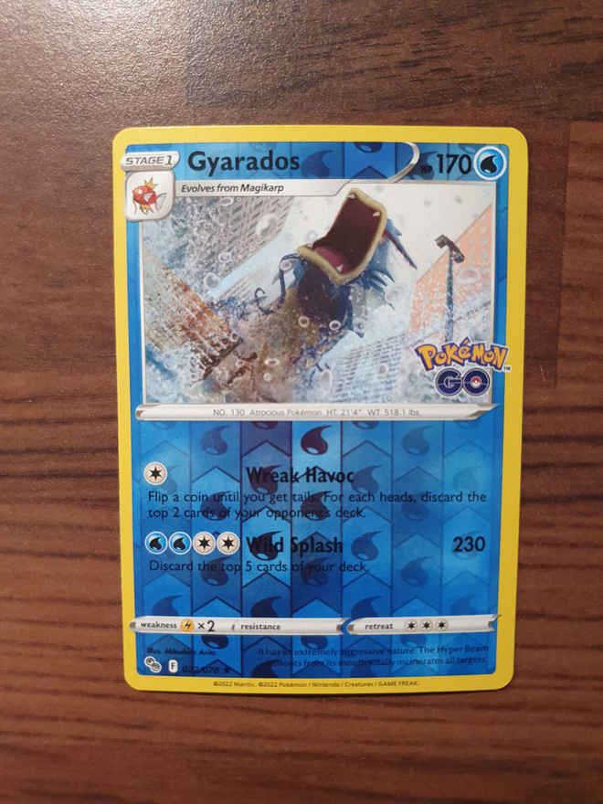 Pokemon Gyarados 022/078 Reverse Holo Rare
