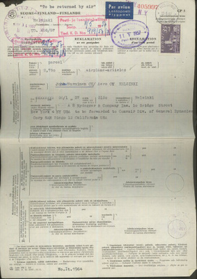 1949 35 mk Olavinlinna tiedustelu USAhan