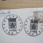 Ruotsi, Trelleborg kaupunki 700 vuotta kortti 1958 Itävaltaa - pikkukuva 2