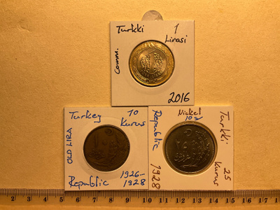 Turkki Republic 1926 - 1928 Old Lira