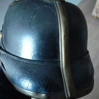 Saksalainen Piikkikypärä WW-1 Nahkakypärä - pikkukuva 3