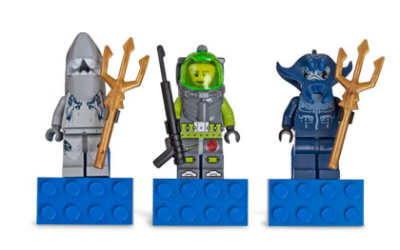 Lego Figuureja 3kpl  ( Atlantis )  2010