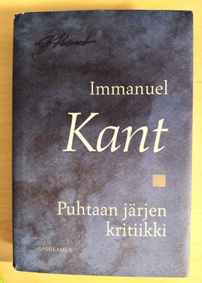 Immanuel Kant: Puhtaan järjen kritiikki