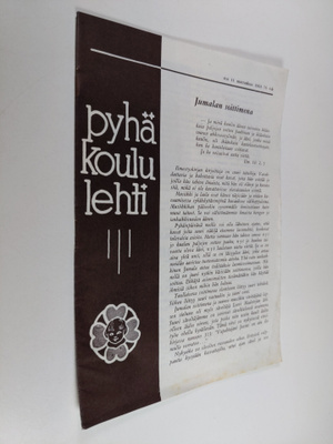 Pentti Taipale : Pyhäkoululehti 11/1964