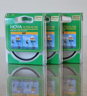 == HOYA UV Haze 55mm -suodin - 3 kpl setti