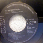 EARTHA KITT  ::  I LOVE MEN  ::  VINYYLI  7"    1984 - pikkukuva 2
