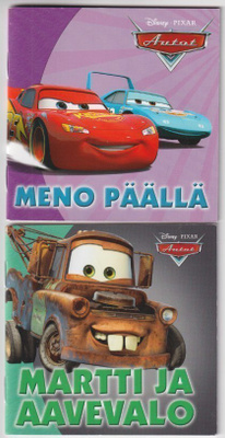 Autot - minikirja (2 kpl)