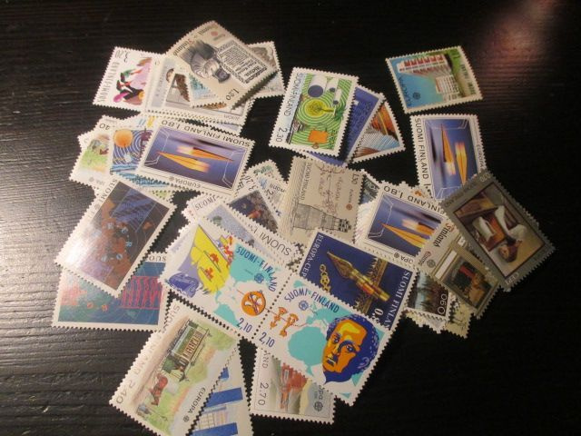 Suomalaisia eurooppa merkkejä 59 kpl postituoreena