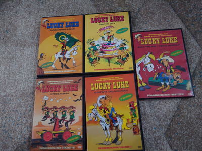 Lucky luke x5, DVD
