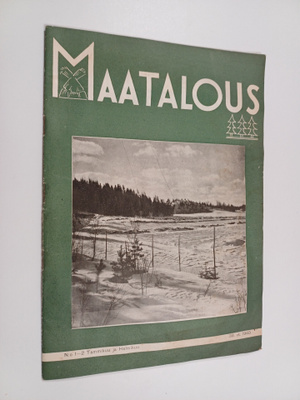 Maatalous N:o 1-2/1940 : tammikuu ja helmikuu
