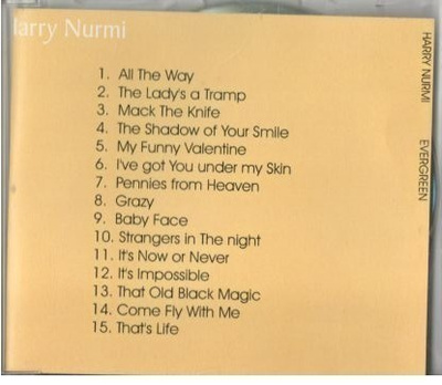 HARRY NURMI EVERGREENS