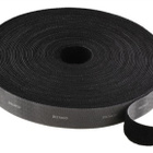 Deltaco Velcro Tarranauha, 20mm, 5m, musta *UUSI* - pikkukuva 2
