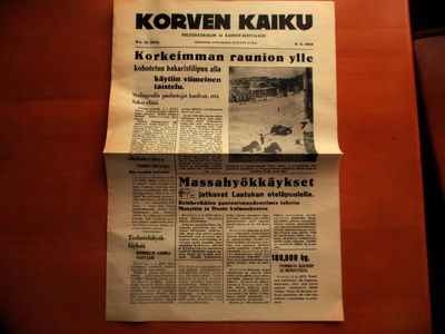 1943 Korveen Kaiku 6.2.1943 4s.