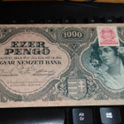 Hungary Unkari 1000 Pengö 1945 P118 XF- - pikkukuva 1