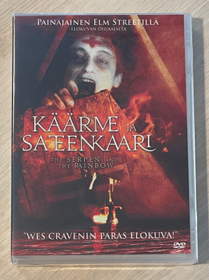 Wes Craven: KÄÄRME JA SATEENKAARI (1988) Bill Pullman (UUSI)