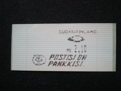 ATM10 M2 L0 merkki 2,10 mk ** - LaPe 50 €