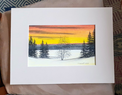 Juhani Laapotti "Metsämaisema"
