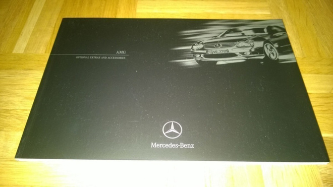 Esite Mercedes AMG varusteet, 2002/2003